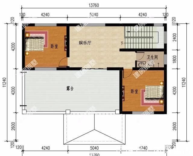 好户型|2栋宽13米左右,适合农村建的漂亮别墅,好户型就是不一样
