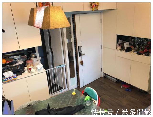 洗衣机|40平蜗居，3㎡卫生间还带浴缸，洗衣机放厨房，主卧带梯形飘窗