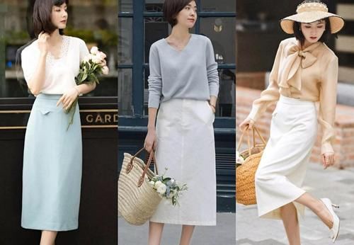 40岁的女人怎么才能显年轻？尝试“气质系半裙”，让你从容又优雅