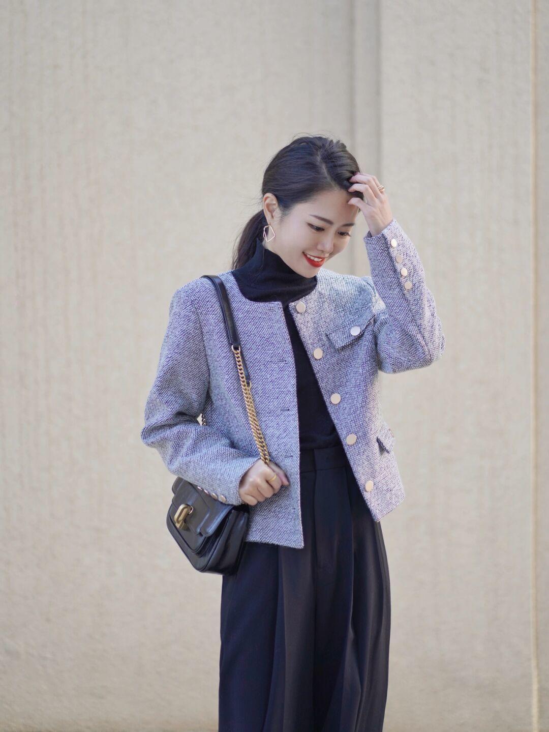搭配 “小香风外套”才是冬季穿搭的yyds,优雅知性又干练,谁穿谁美