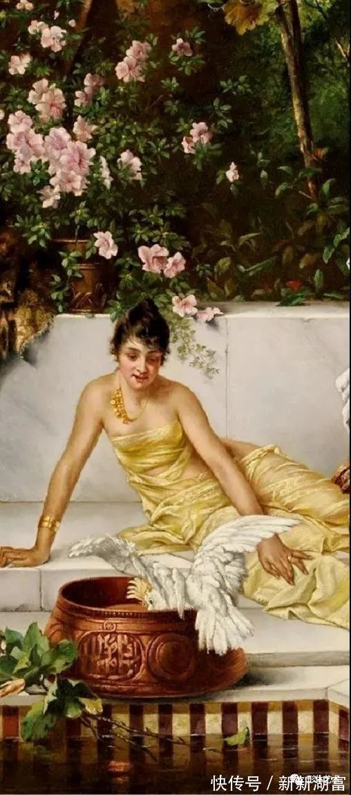 象征主义$马克斯·农嫩布鲁赫 的艺术作品,怎一个美字了得