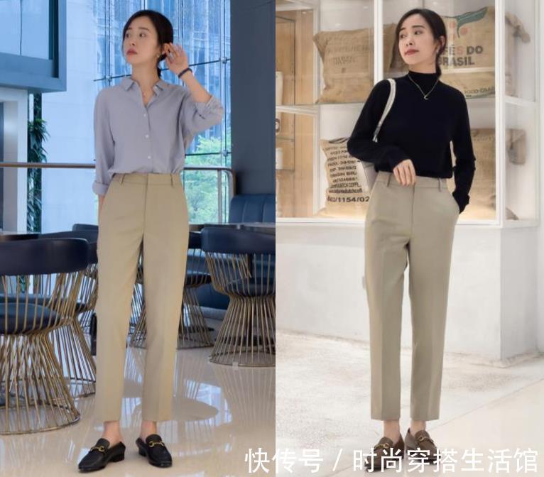 阔腿裤|秋天穿阔腿裤,搭什么鞋子才好看又时髦?