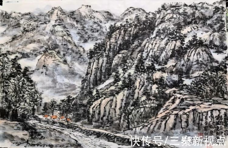 陕西#大美山河在巫溪——陕西当代国画艺术研究院赴重庆巫溪写生