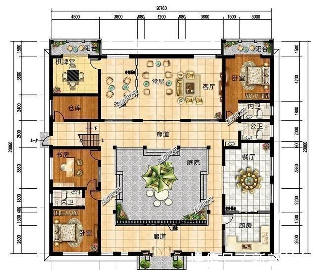 中式|农村建房别再建老土的欧式了,要建就建中国最牛的房子四合院