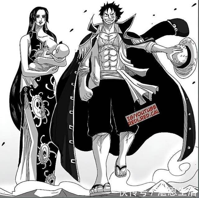 路飞|海贼王:路飞和女帝的同人漫画图,最后一张不忍直视