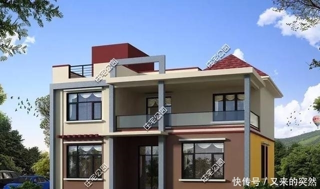 坡屋顶|5套占地100多平的农村别墅,最低20万搞定!含图纸