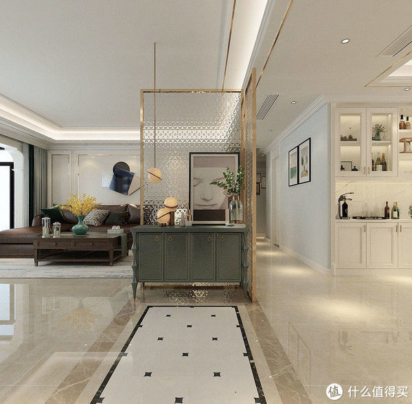 新家|35岁阿姨的新家火了,美式风格超温馨,224平米的空间敞亮又大气