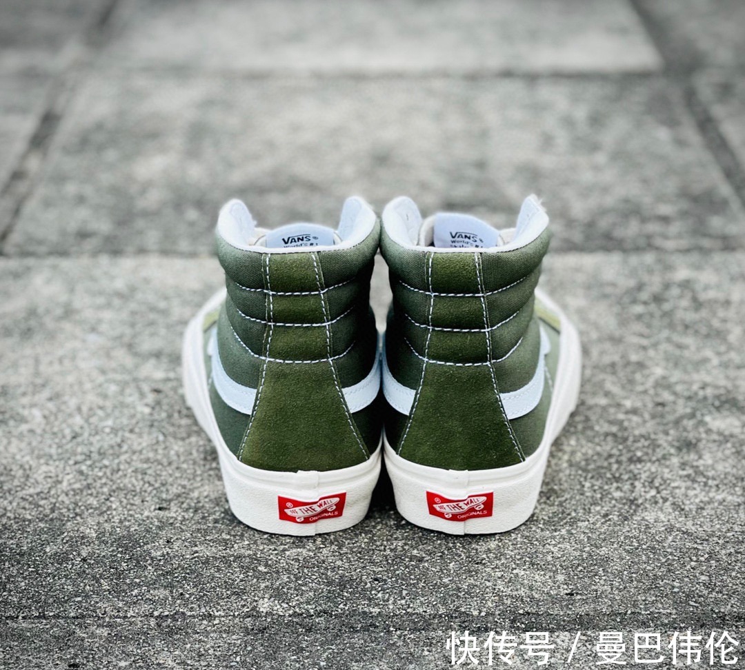vault Vans SK8-Hi Vault OG 军绿高帮帆布鞋