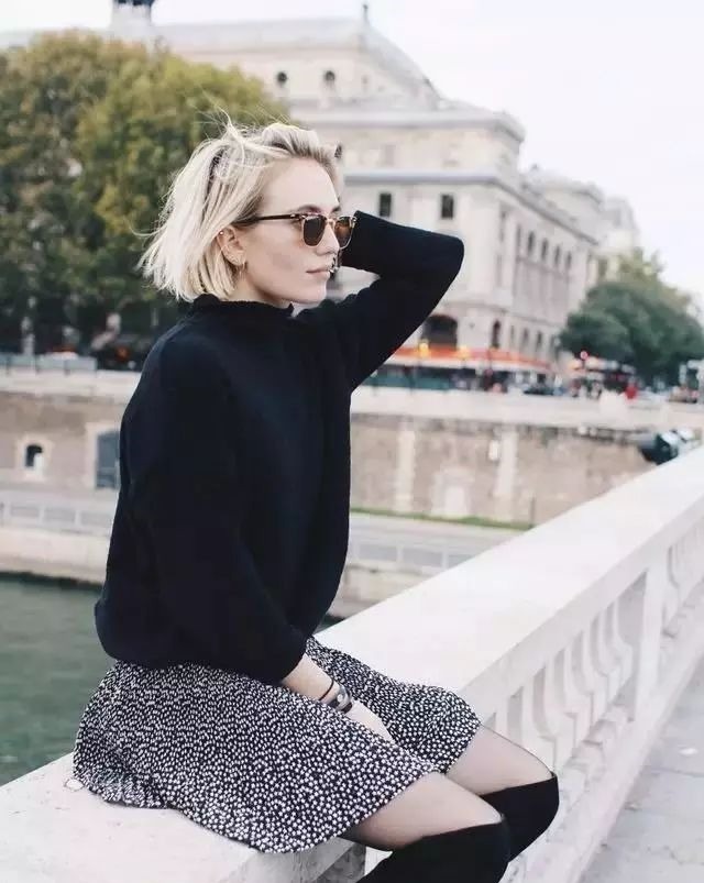 blind 早春穿什么毛衣+半身裙,让你时髦又有文艺范,满满女人味