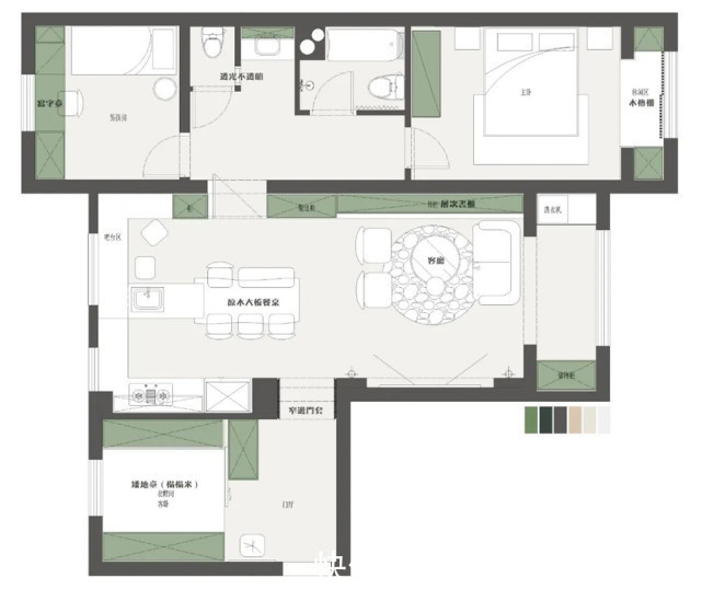 书香气|96平现代风三居室,将梦想中的美妙和现实生活的烟火结合