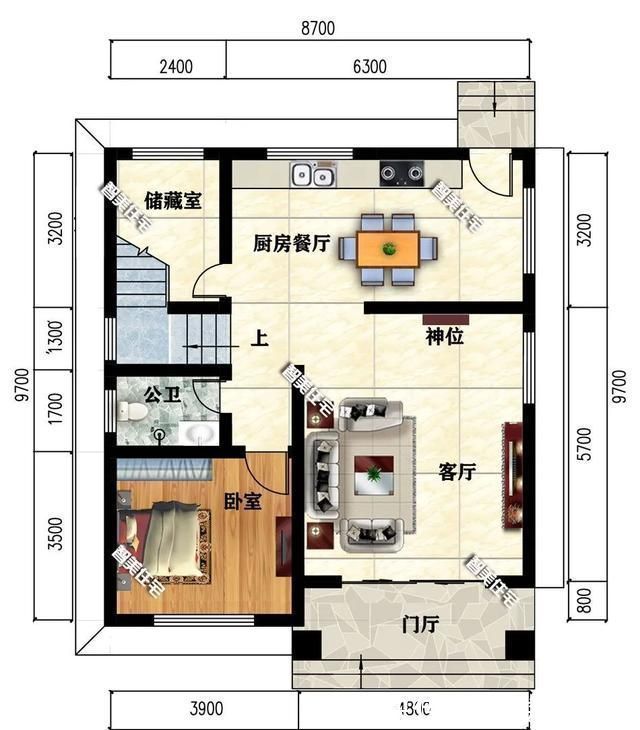预算|小户型简欧别墅，占地面积一百以内，预算28万就能建