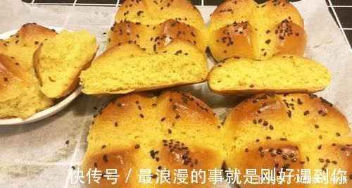 烤盘|玉米面也能做开花馒头，松软香甜，比面包还好吃，看完就能会