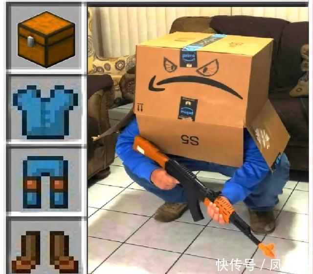 世界|我的世界七张图告诉你,p图大神眼中装备栏是啥样玩家形象