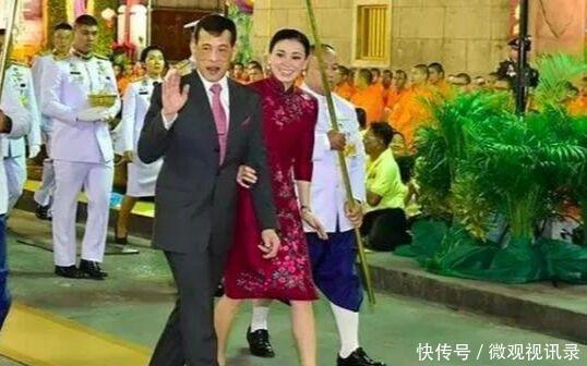 42岁苏提达才是泰王心尖的人!红色旗袍演绎中国风,凤仪万方太美