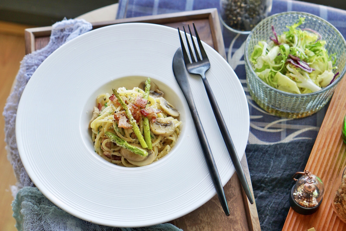 奶香四溢的意大利面,简单易学,新手也能一次性成功!