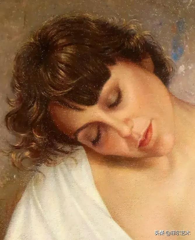 女画家@女画家索莱达·费尔南德斯画笔下的女子人物沉稳自然,美丽优雅