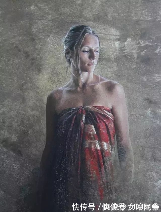 厚重感$赏心悦目,活色生香——女画家色粉笔下极致唯美的女性人体肖像