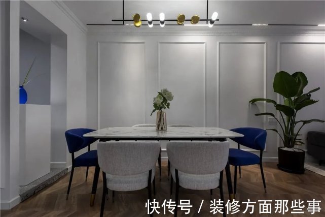 优雅|130㎡现代简雅风,极简的无主灯设计,营造一个高级优雅的空间