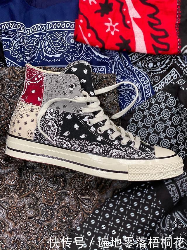 拼接腰果花！Offspring x Converse视觉效果相当醒目