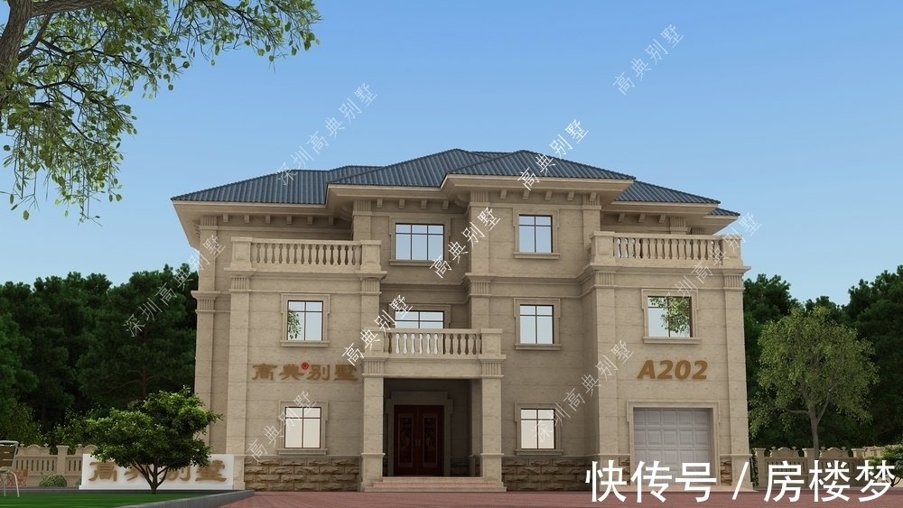 房子|这款欧式别墅户型,居住舒适,让您拥有一套属于自己的房子。