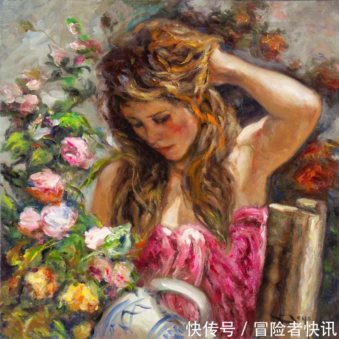 罗约@独特的艺术天赋,对色彩和纹理的戏剧性使用!