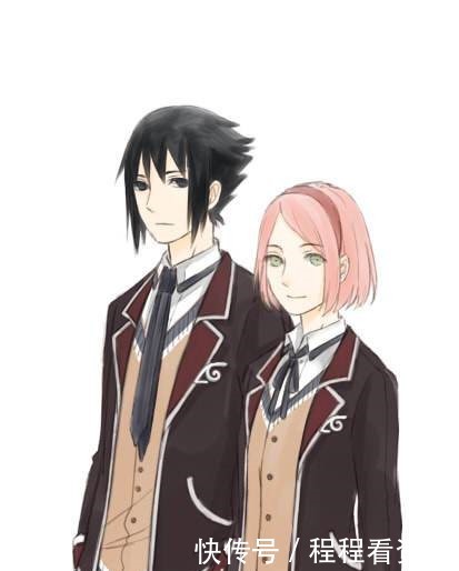 学生|火影忍者这3对夫妻回归学生时代,佐助帅气,鹿丸变不良少年!