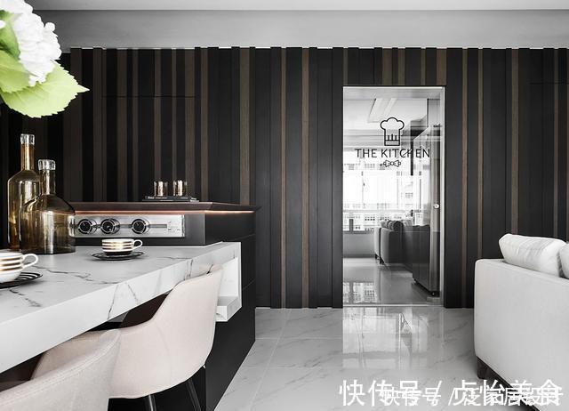 配色|黑白灰配色简约,106㎡有了大宅效果,花钱装得豪华不如装得高级