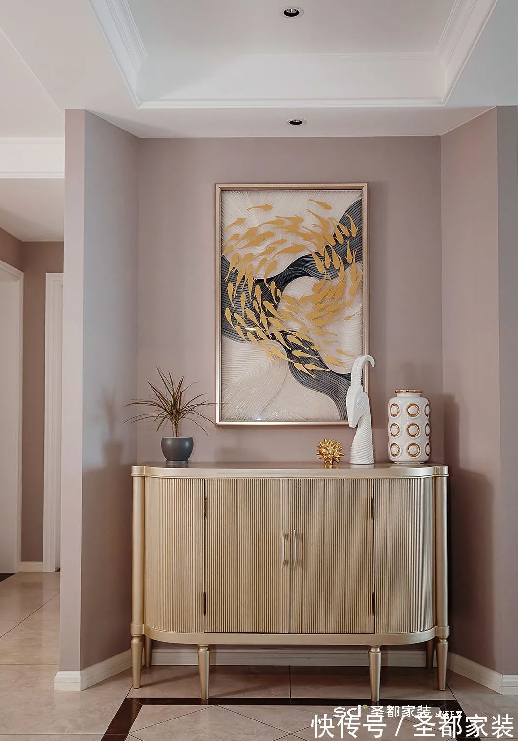 鞋柜|20款教科书式玄关设计人气爆棚，好看到亲友排队抄！