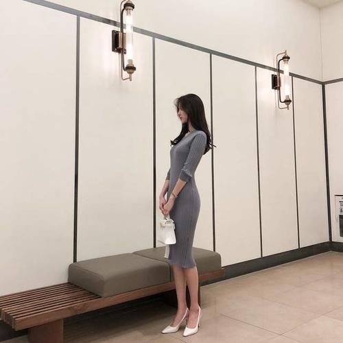 毛衣裙千万别这么穿，巨时髦