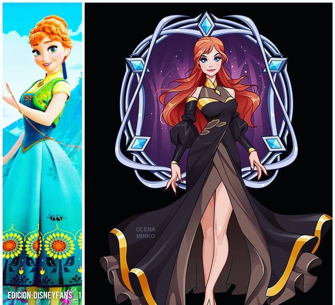 “御姐版”迪士尼公主，全员化身高冷小姐姐，演绎“姐就是女王”