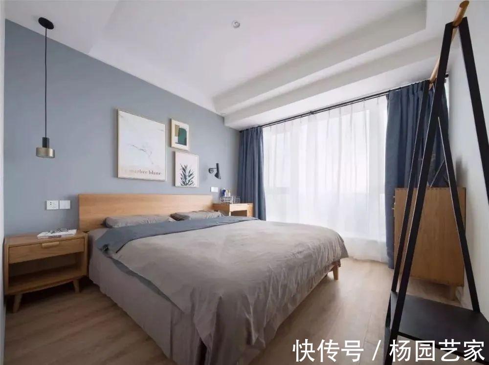 背景墙|113平北欧,三居室户型,清新又文艺!