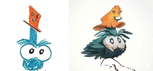 改造!17张小孩搞怪的画,没想到艺术家一改造,瞬间变得不像样!