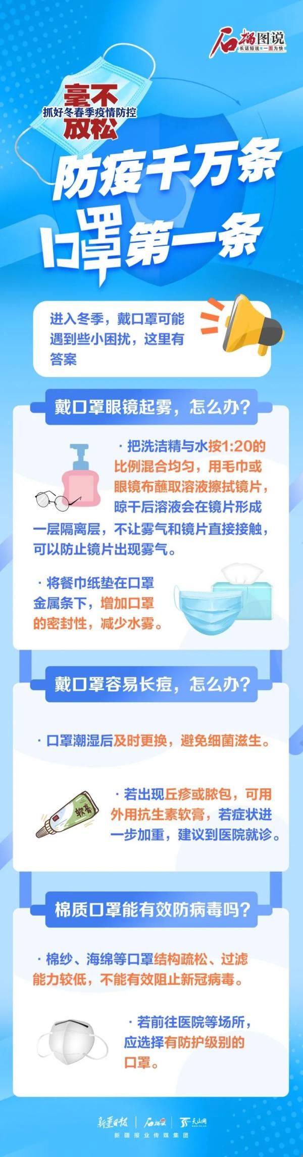  【防疫科普】防疫千万条，口罩第一条