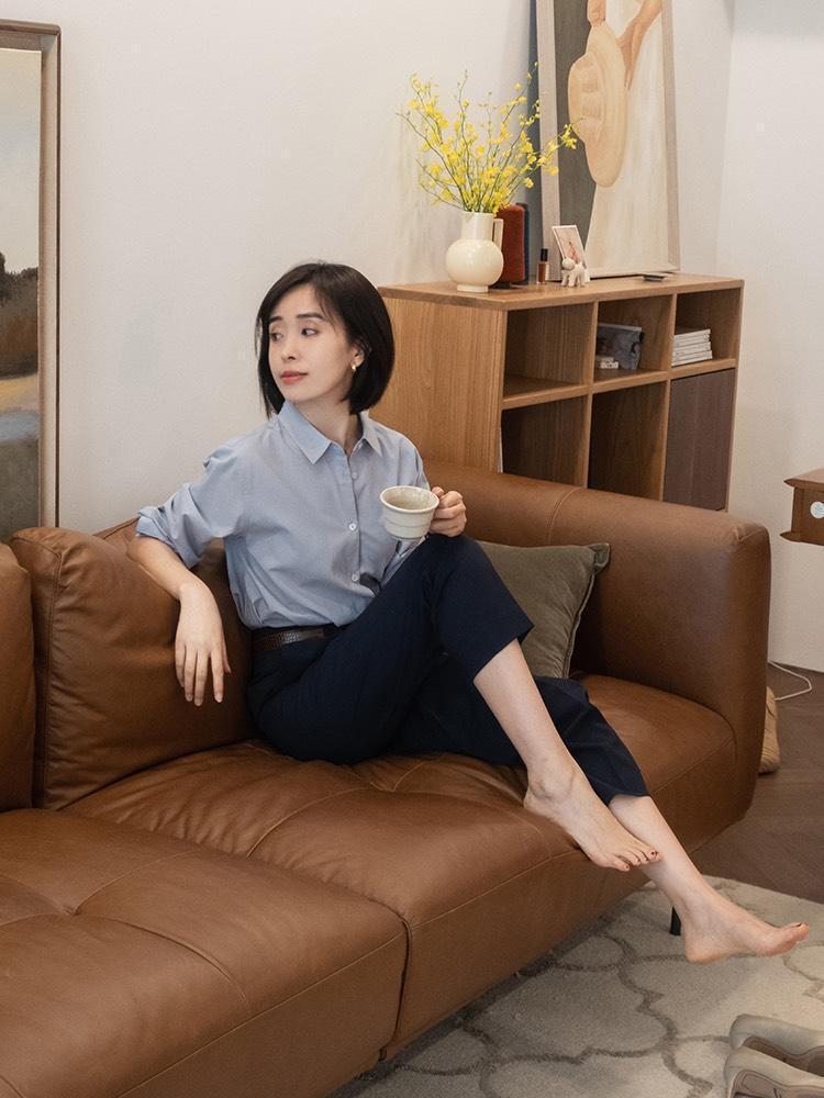 优雅感|3、40岁女性怎么穿出优雅感，衬衫、西装裤秋季必备单品，超好看