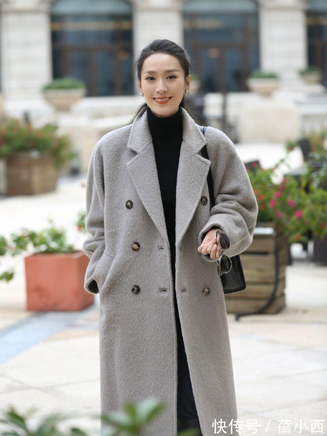 视觉效果|入冬后“大衣”别瞎买乱搭,建议配这三种, 不仅显身段还很优雅