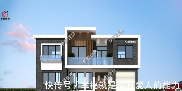 别墅|13X7米现代风别墅,占地只有百来平,也能追寻未来科技感