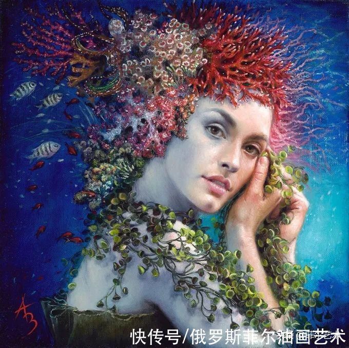 曼努克&自然野性！亚美尼亚女艺术家曼努克的唯美油画作品欣赏