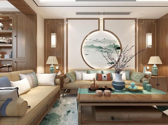休闲|湖南长沙152㎡新中式，全屋充满了中式文化，木色系很有特色