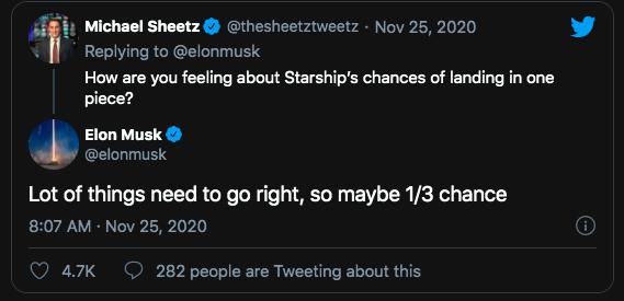 试验 目标!火星!SpaceX星船落地时不幸爆炸,马斯克却高呼「胜利」