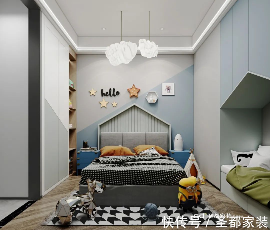 装修|装修攻略:30套满分儿童房装修效果图,有娃家庭必看!