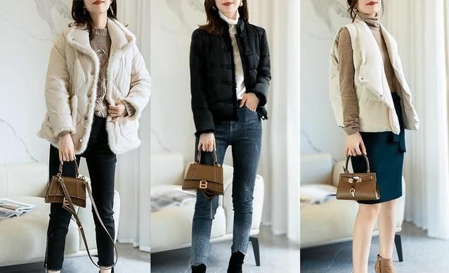 最近火了一种穿搭叫“羽绒服+裤子”，保暖又时髦，适合40岁女人