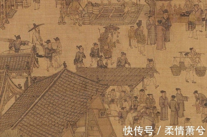 场景|把清明上河图放大100倍,发现一尴尬场景:树下睡觉的小伙在干嘛?