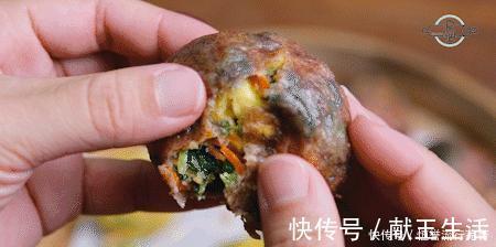 减肥|玉米面菜团子,不和面,不揉面,滚一滚就下锅,减肥也能管饱吃