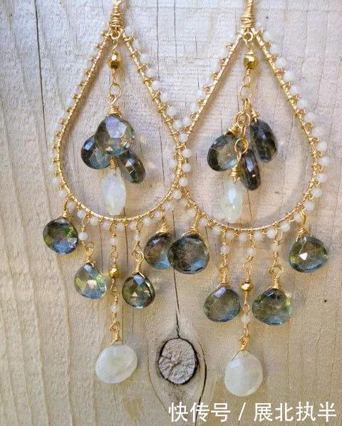 铁丝|嫌弃耳环难看,在家拿些珠子,串一串,每天都戴不同风格!附教程