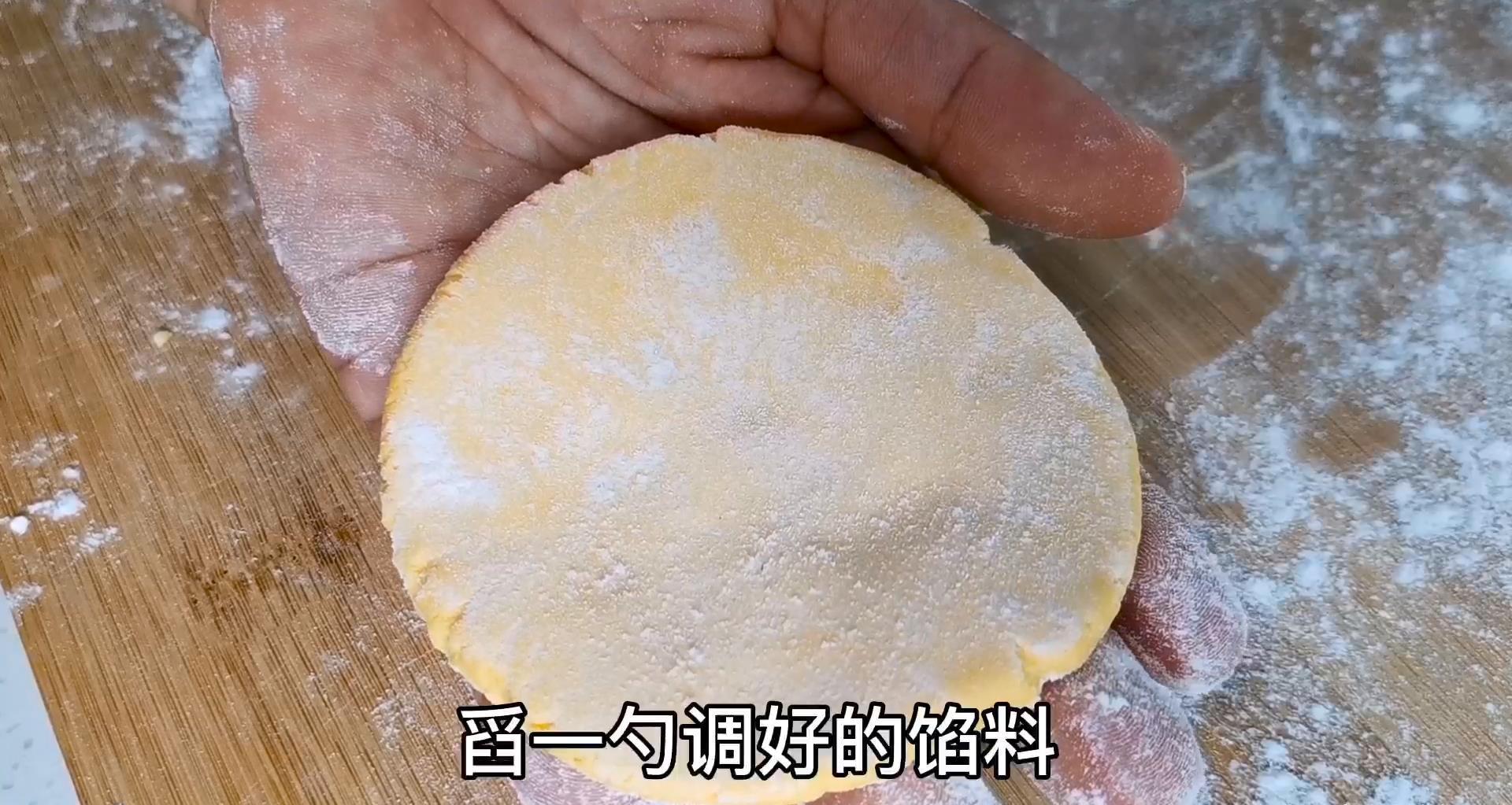  面粉|86岁奶奶做拿手小吃，炸糖糕，1个碗1个勺，简单实用零失败