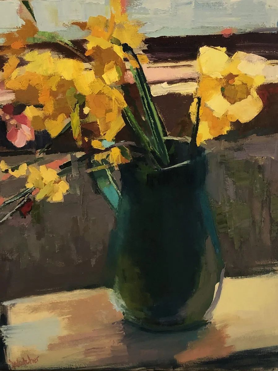 笔力独到,气势如虹,看看这二位的油画