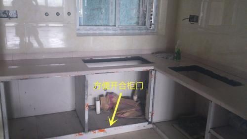 l型|厨房没装橱柜前，先用空心砖砌一个L型底座，没想到效果这么好！