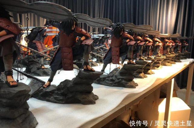 过于|火影宇智波斑的手办,超30个斑爷摆在一起,气场过于舒适!