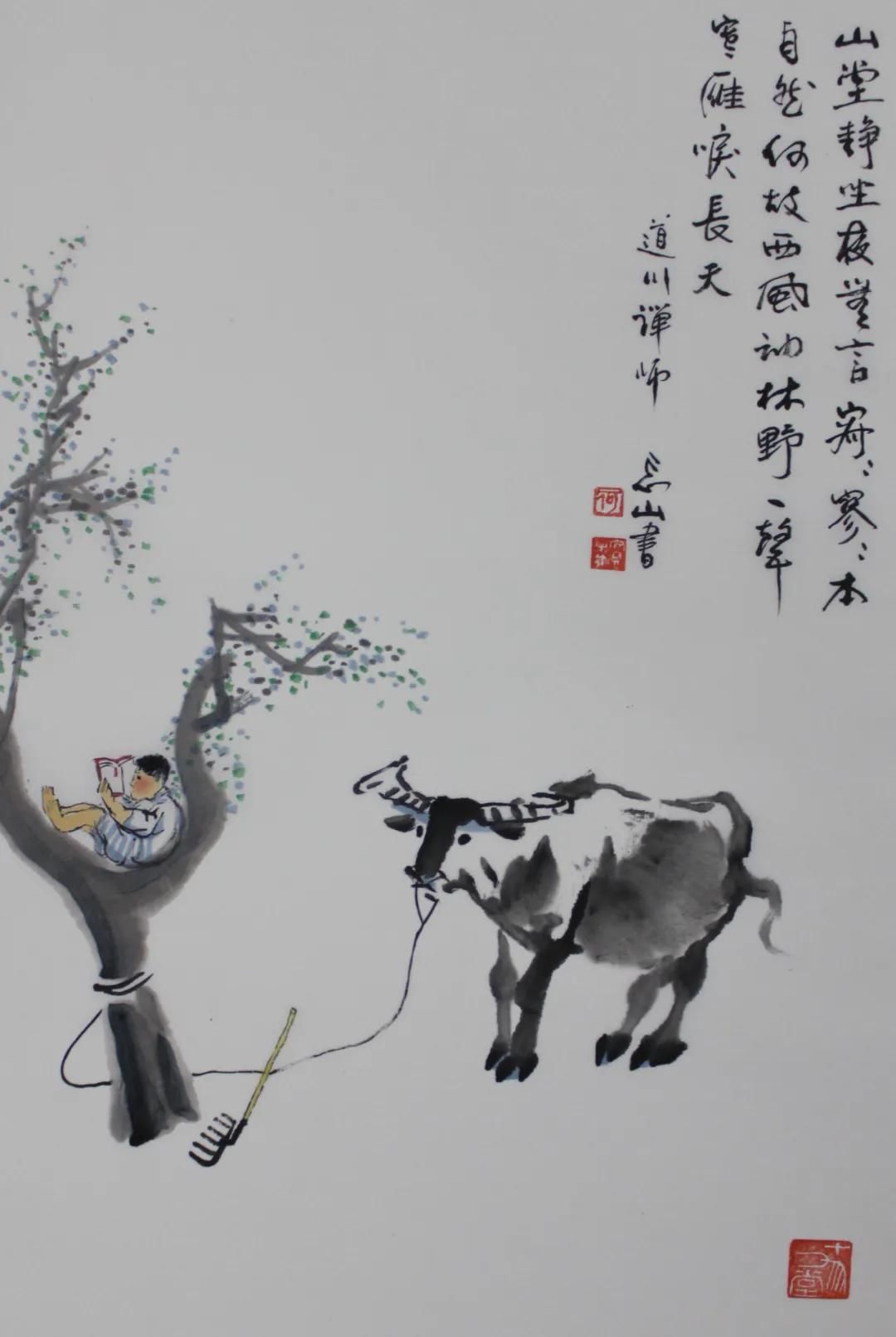  中国|展览预告：迎牛年——何宝森十牛禅画展
