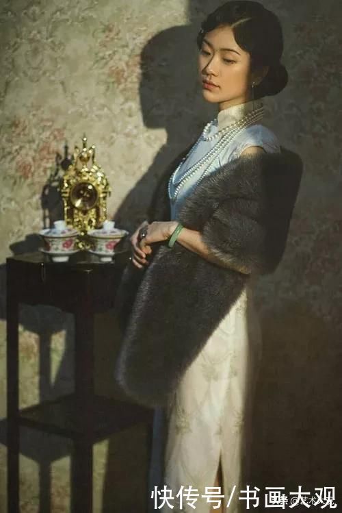 旗袍!油画中的旗袍女子风情万种艺术大观美术专题作品欣赏